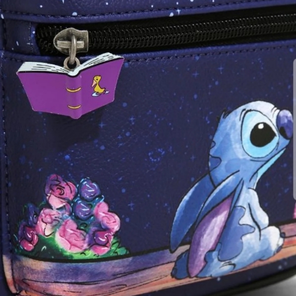 Loungefly Disney Stitch Starry Night Mini Backpack - Picture 3 of 8